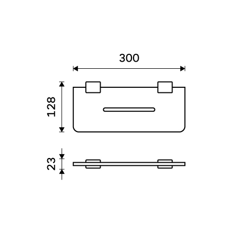 Shelf IXI, 30 cm