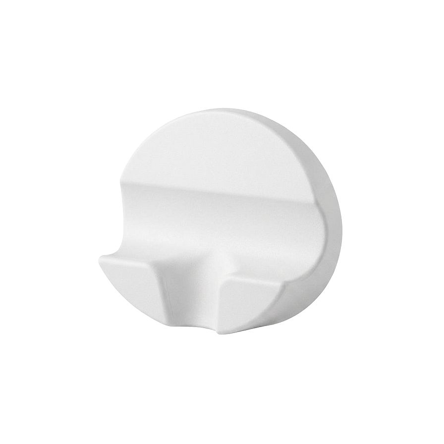 Separate magnetic shower squeegee hook, white, UN MAGNET-05