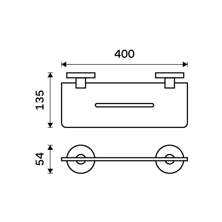 Shelf IXI, 40 cm