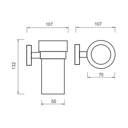 Glass cup holder