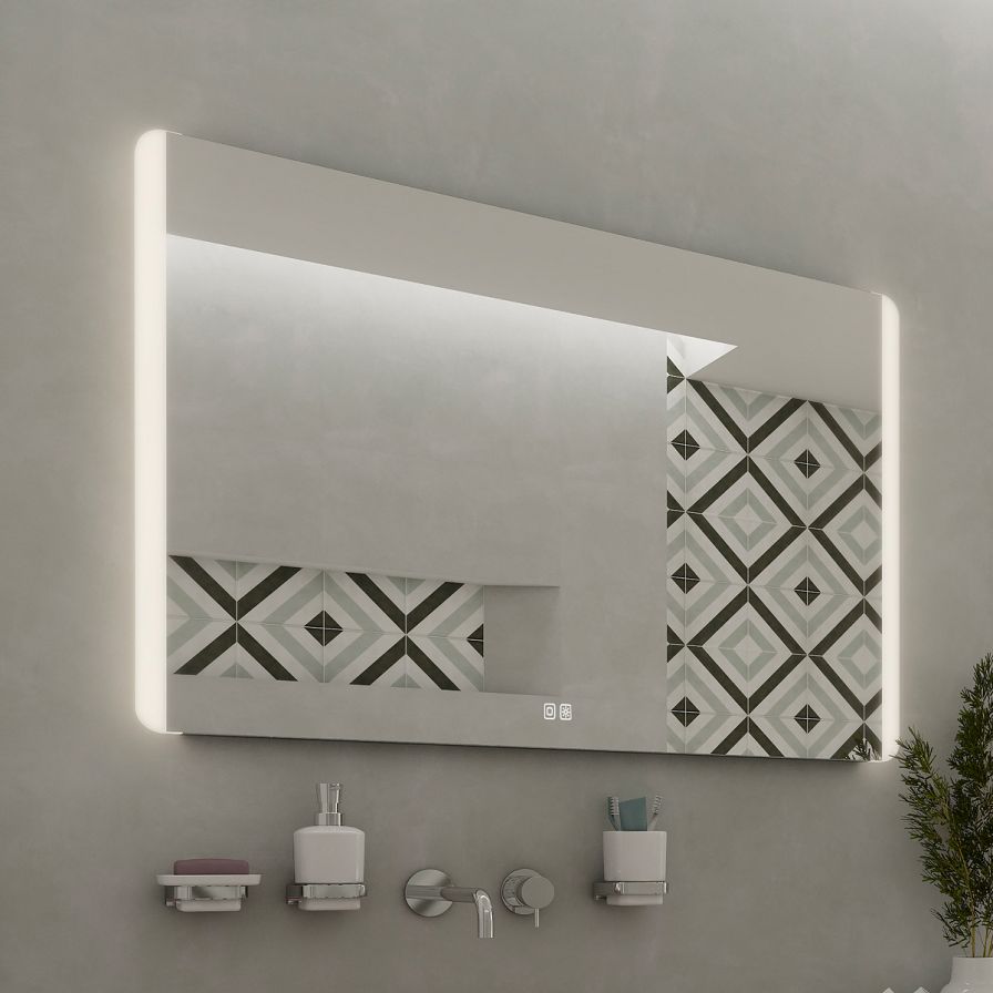 LED zrcadlo 900x700, dva dotykové spínače