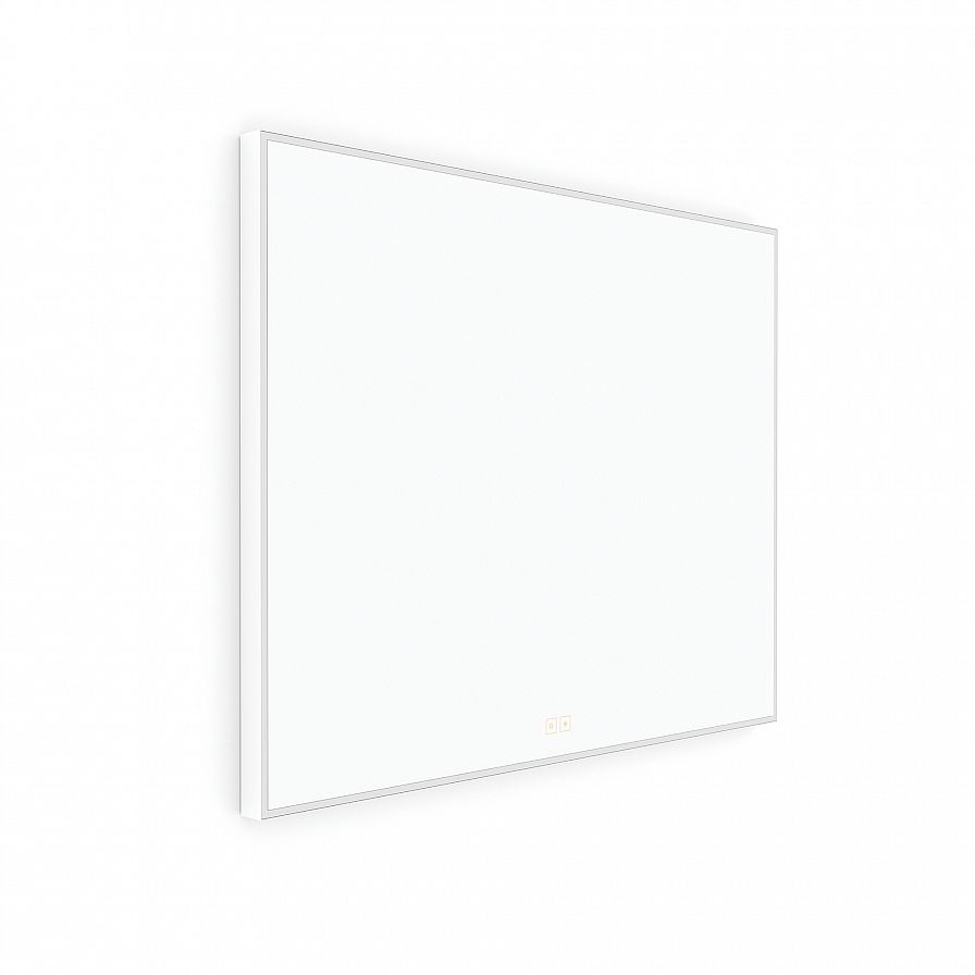 Bílé LED zrcadlo 900x700 se dvěma dotykovými senzory