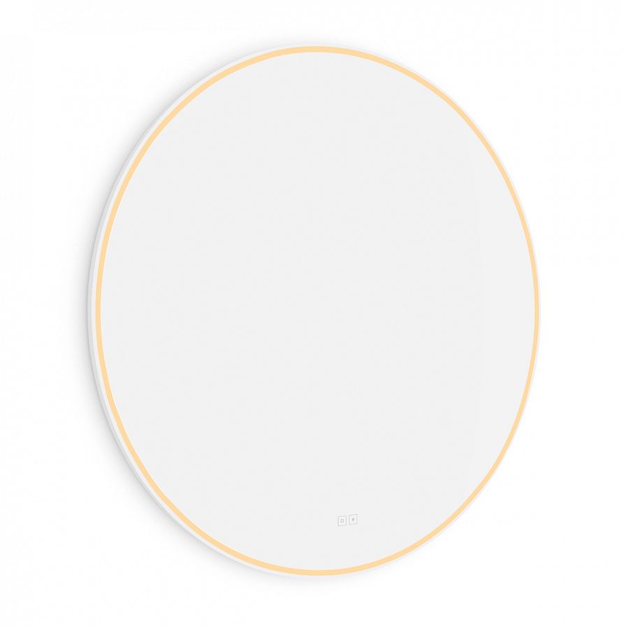 WHITE ROUND LED mirror dia. 1000 with two touch sensor