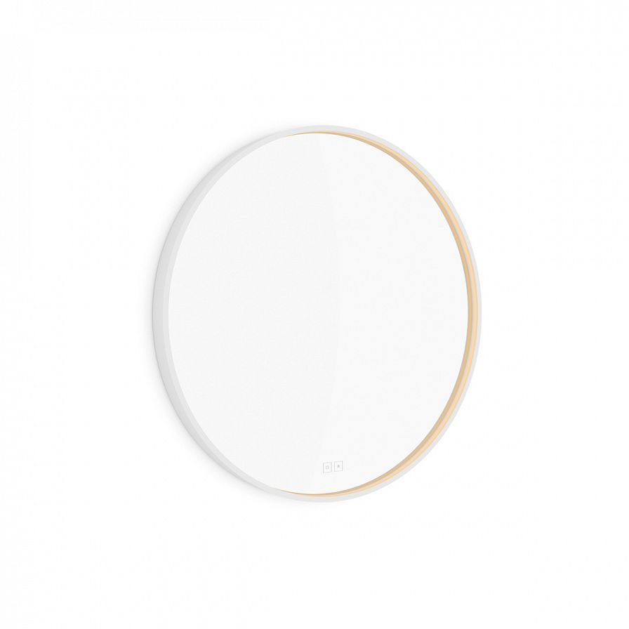 WHITE ROUND LED mirror dia. 700 with two touch sensor