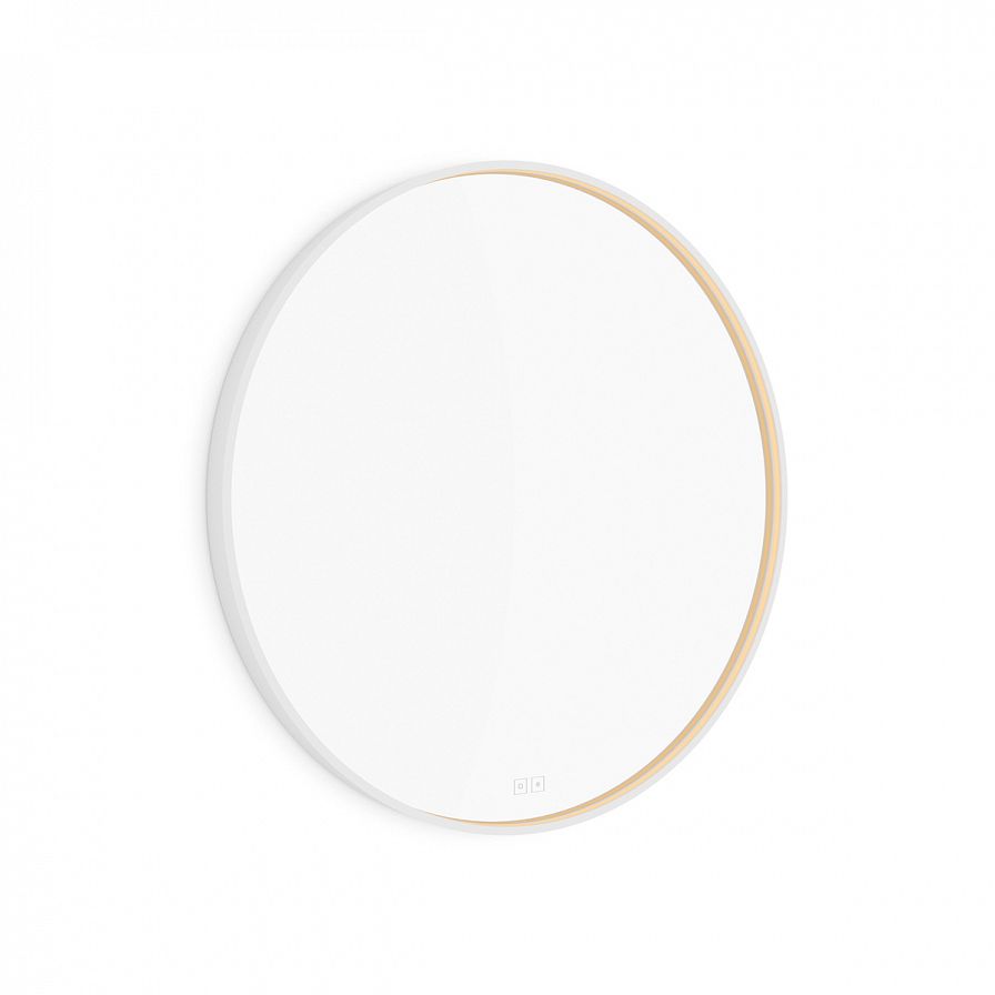WHITE ROUND LED mirror dia. 800 with two touch sensor