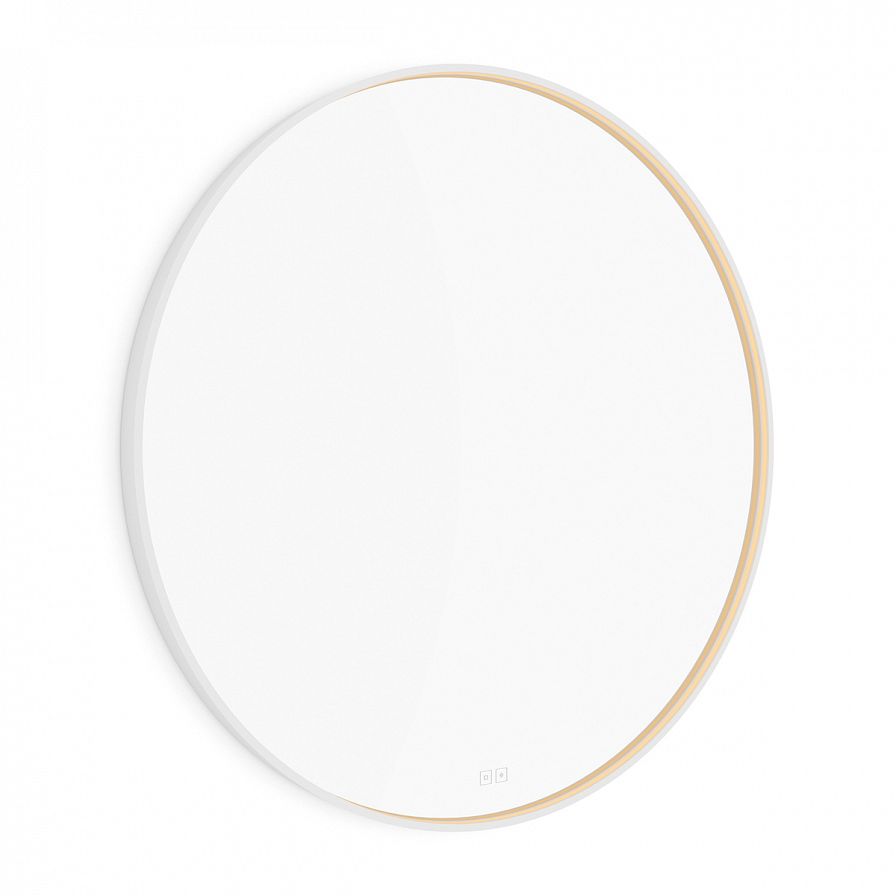 WHITE ROUND LED mirror dia. 1000 with two touch sensor