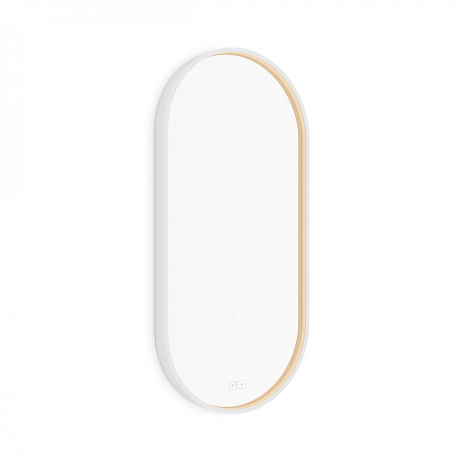 WHITE LED mirror 450x900 with two touch sensor